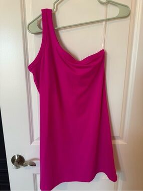 All In Motion One-Shoulder Fuchsia Women’s Dress